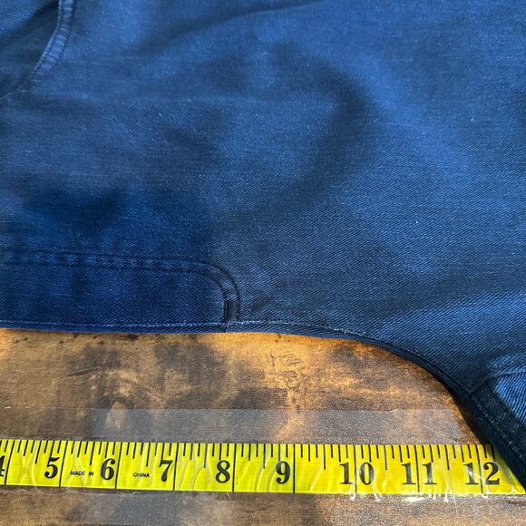 Lands End Starfish High Rise Knit Denim Straight Jeans Large Petite Travel EUC - Picture 4 of 9